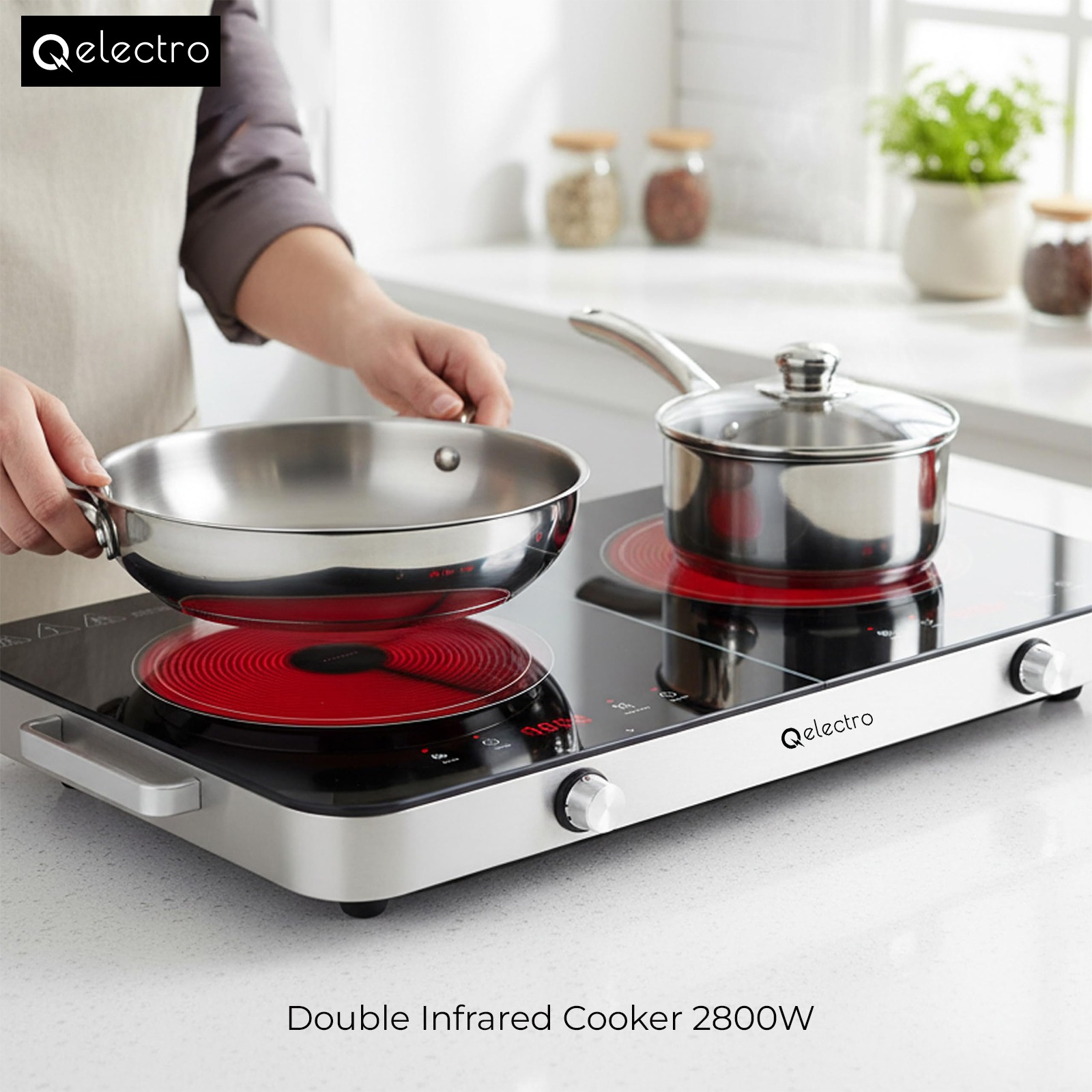 Double Infrared Cooker 2800W